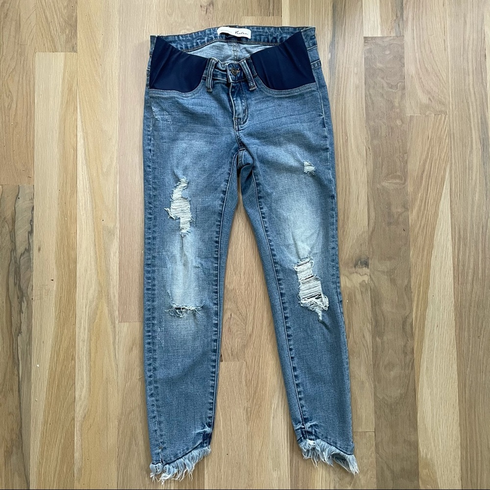 KanCan Maternity Ankle Skinny Jeans